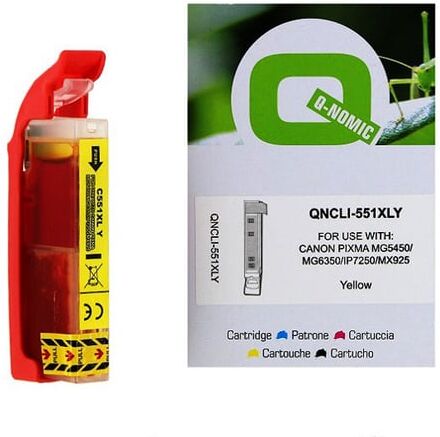 Q-Nomic CLI-551Y XL Cartucho de tinta amarillo XL