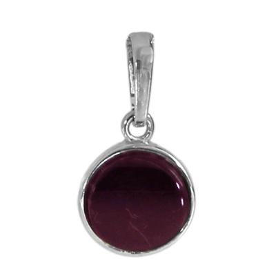 Kettenanhänger OSTSEE-SCHMUCK "Ostsee-Schmuck Anhänger Paulina Anhänger Paulina", weiß, Schmuckanhänger, Damen, 10mm rund, Silber 925 (Sterlingsilber), 1,9 g, Kettenanhänger