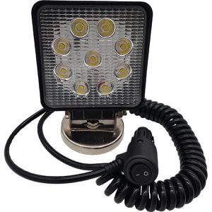 Berger&Schröter Zusatzscheinwerfer 203453, 12 V, LED, 2.160 Lumen, 27 Watt, für Nahbereich, Arbeitsscheinwerfer