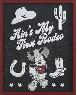 Disney Mickey Mouse Western Tufted Wall Art