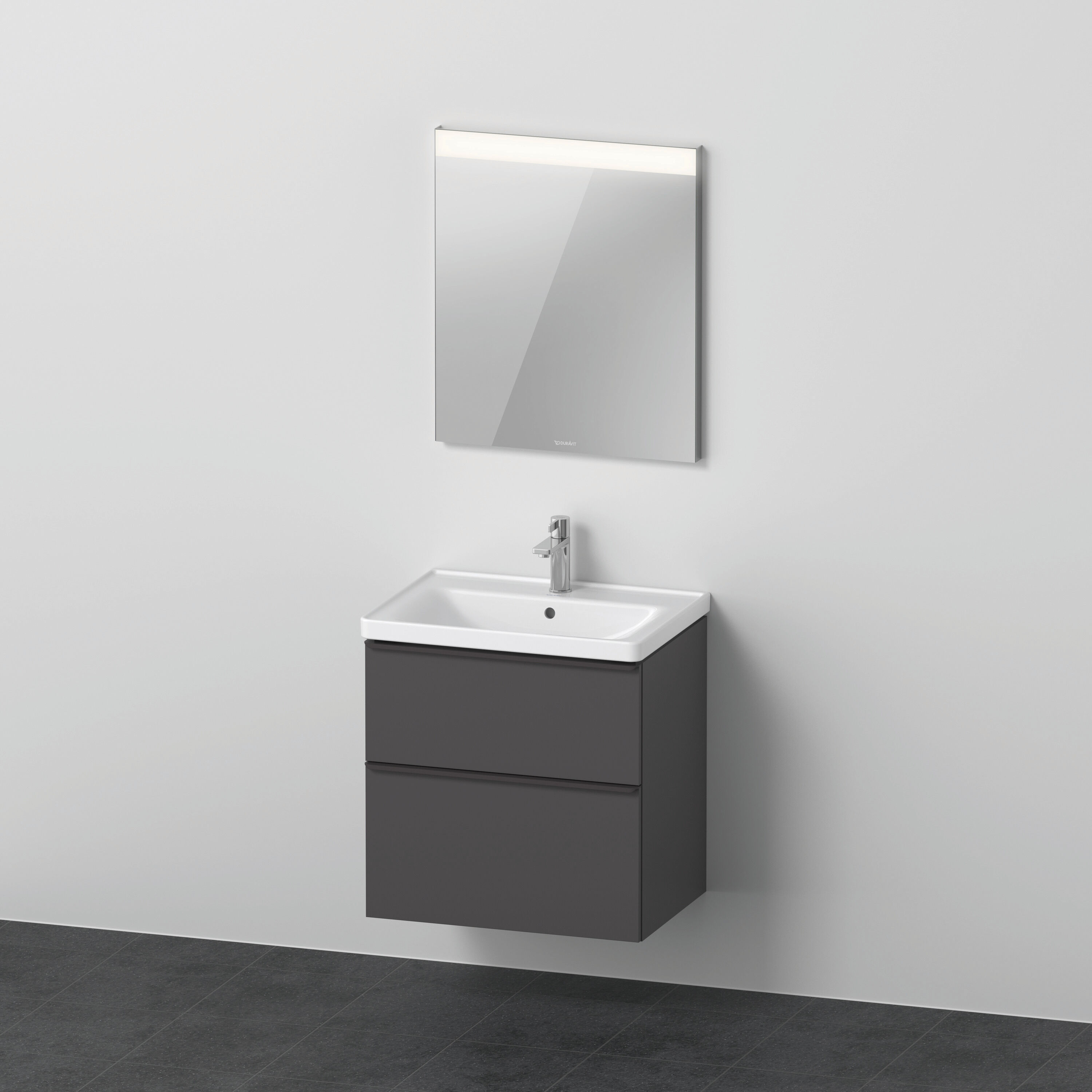 Duravit D-Neo ensemble de meubles DE011204949 650mm, Graphite Mat