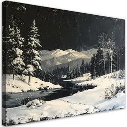 LEINWANDBILD Weihnachten 100x70cm