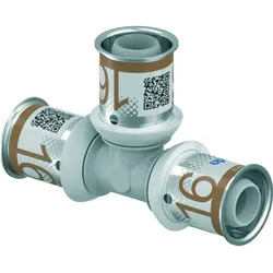Uponor S-Press PLUS Press-T-Stück 1039944 16 x 16 x 16 mm, PPSU