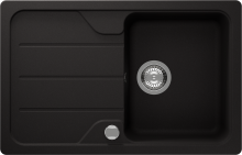Schock Formhaus D-100S-A Nero ( FOMD100SAGNE ) Unterschrank 45 cm Aufliegend CRISTALITE®