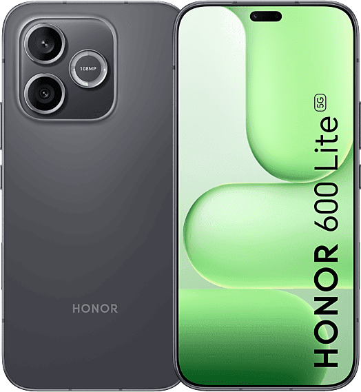 Honor 600 Lite, Velvet Black, 256 GB, 8 GB RAM, 6.6 " AMOLED, MediaTek Dimensity 7100 Elite, 6520 mAh