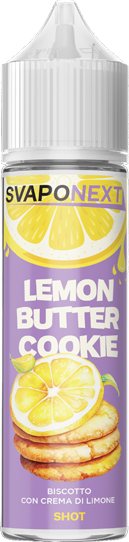 Svaponext Lemon Butter Cookie Liquido Shot 20ml Biscotto Crema Limone