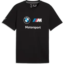 Puma, Herren, Sportshirt, BMW MMS Ess Logo Tee (L), Schwarz