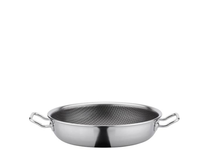 Spring Bratpfanne CUT Resist Pure, Silber, Metall, Kochen, Pfannen, Bratpfannen