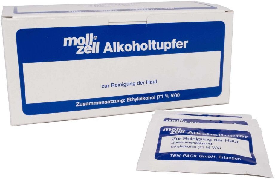 Moll-zell Alkoholtupfer