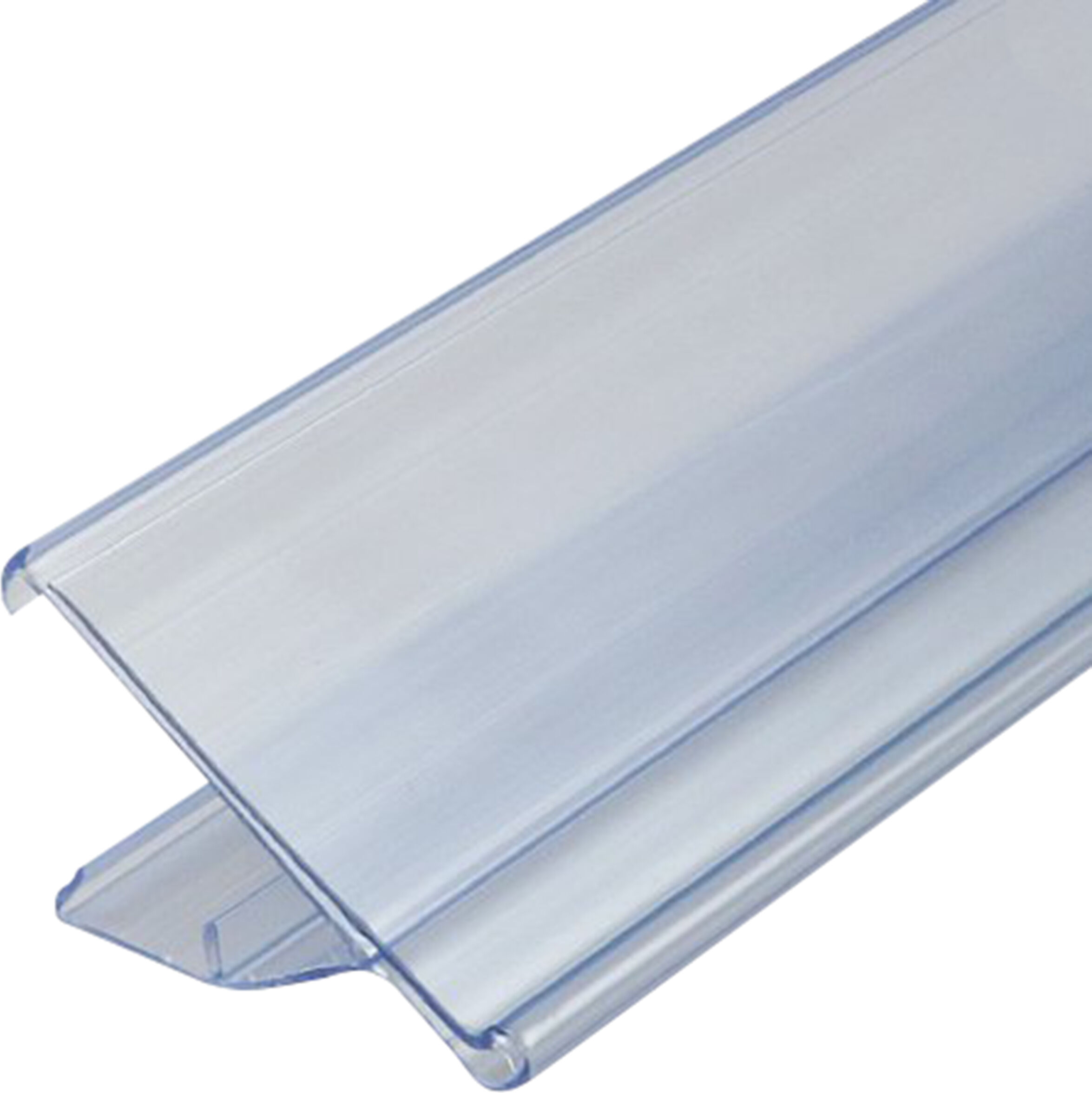 SPRINTIS Réglette porte-étiquette LS pour étagères Linde, Storebest et Tegometall transparent   990 mm, PVC