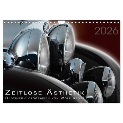 Zeitlose Ästhetik Oldtimer-Fotografien von Wolf Kloss (Wandkalender 2026 DIN A4 quer), CALVENDO Monatskalender
