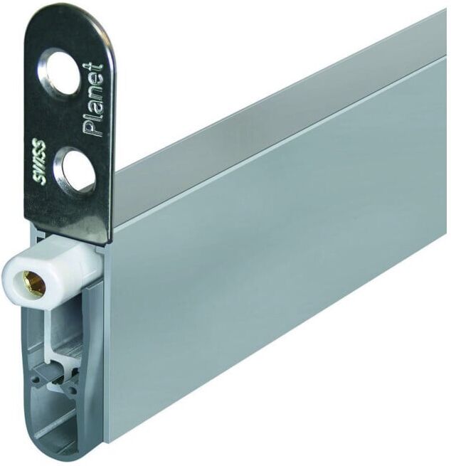 ASSA ABLOY PLANET Joint de seuil rabattable HS FH, 1210 mm aluminium (77121)