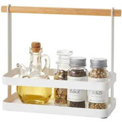 Yamazaki Gewürzständer TOSCA, Küchen Organizer, Weiss