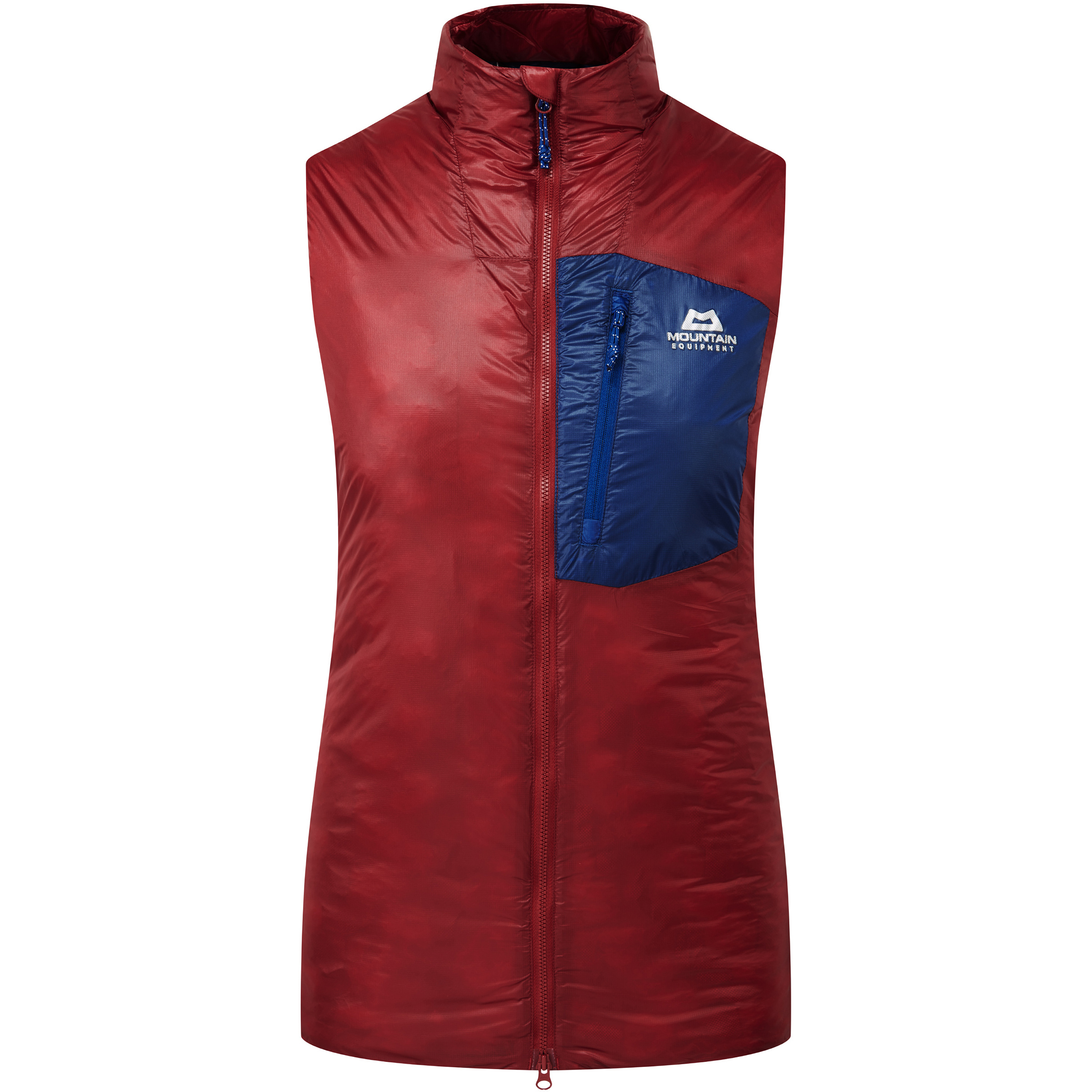 Mountain Equipment Oreus Weste Damen Kunstfaserwesten rot Größe M Trekking Wasserabweisend Wasserabweisend