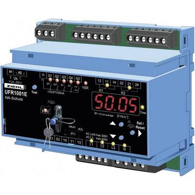 Ziehl UFR1001E S222296.CO Spannungs- und Frequenzrelais Anzahl Relais-Ausgänge: 2 Anzahl analoge Eingänge: 1