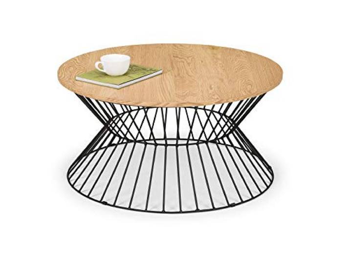 Julian Bowen Jersey Couchtisch, Eiche/Schwarz
