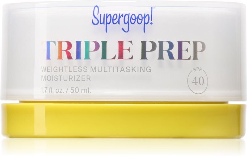 Supergoop! Triple Prep crème hydratante SPF 40 50 ml
