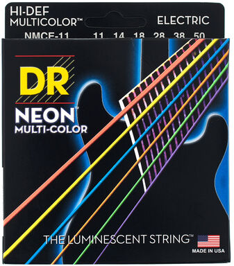 DR Strings Neon Multi NMCE-11