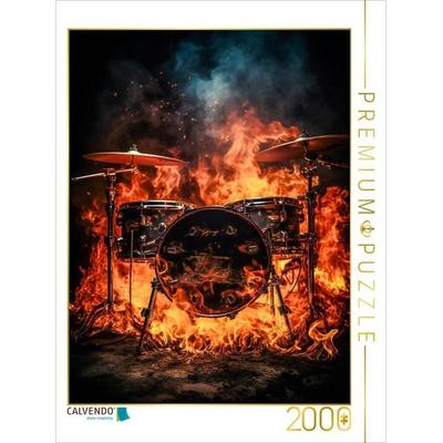 CALVENDO Puzzle Ein Motiv aus dem Kalender Musik on Fire | 2000 Teile Lege-Größe 90x67cm Foto-Puzzle für glückliche Stunden, Game von , Calvendo