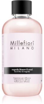 Millefiori Milano Magnolia Blossom & Wood recarga de aroma para difusores 250 ml. Milano Magnolia Blossom & Wood