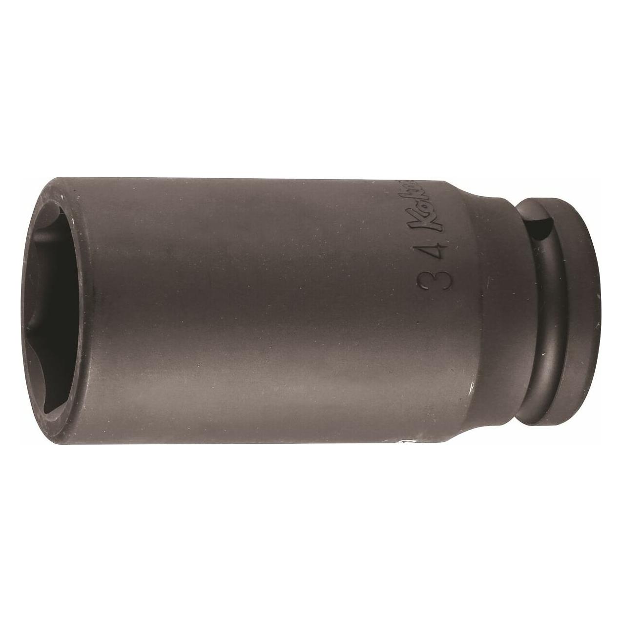 Koken Ko-Ken IMPACT-Steckschlüsseleinsatz 6-kant, 3/4 Zoll dünnwandig, lang, Schlüsselweite: 22 mm (22 mm) (16301M 22MM)