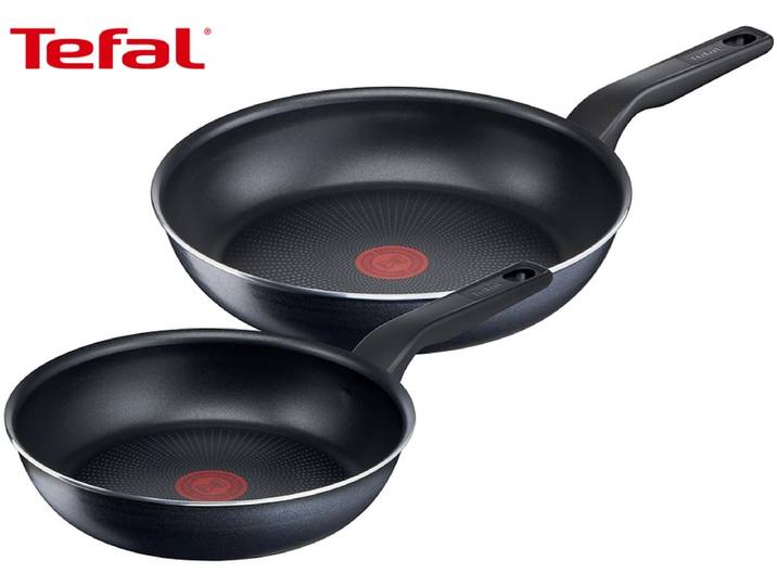 TEFAL Bratpfanne XL FORCE Ø24cm 2-teilig polypropylen schwarz