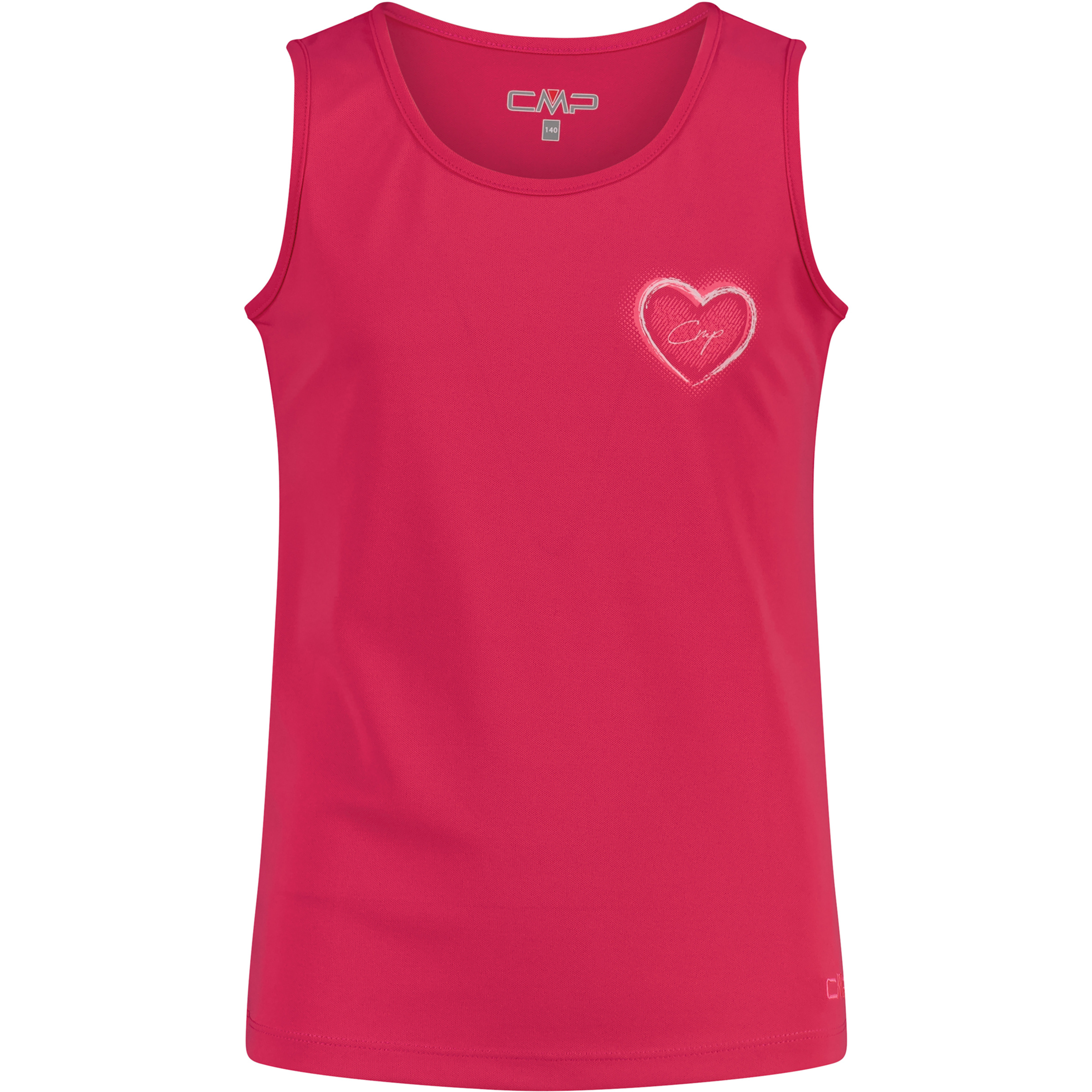 CMP Print Kinder Tanktops pink Größe 110 Lifestyle Atmungsaktiv