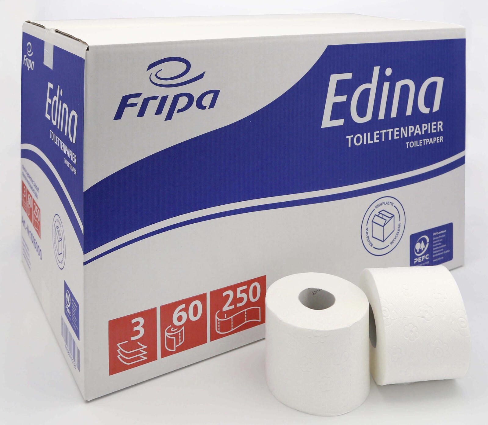 Fripa Toilettenpapier Edina 3-lagig 1016000