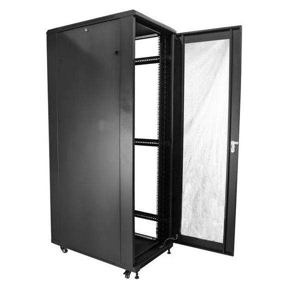 StarTech Mount Your Server Or Networking Equipment In This 42u Server Cabinet - 42u Rack (42 HE, 19 Zoll Rack) (RK4236BKB)