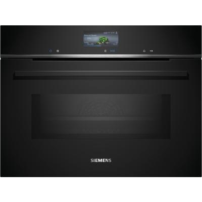 SIEMENS Backofen mit Mikrowelle "CM776GKB1", schwarz, B:59,4cm H:45,5cm T:54,8cm, Backöfen, Perfekte Zubereitung von Gerichten dank cookControl Pro