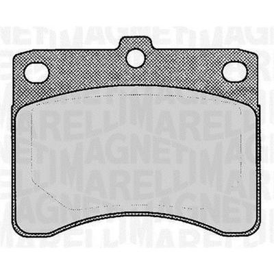 MAGNETI MARELLI Bremsbelagsatz, Scheibenbremse 363916060815 für Ford PIAGGIO DAIHATSU BEDFord