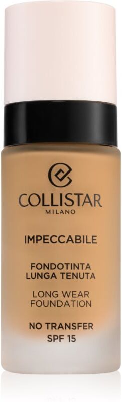 Collistar Impeccabile Long Wear Foundation Long-Lasting Foundation SPF 15 4G Golden Sand 30 ml