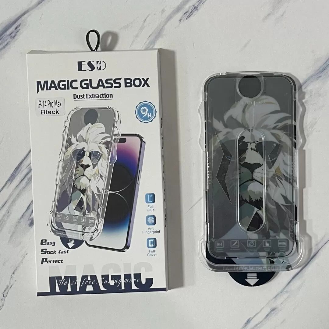 INF Premium Panzerglas für iPhone 14 Pro Max mit Staubfreier Anbringung