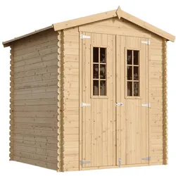 HOLZHAUS GARTENHAUS mit Boden - B196xL186xH218 cm/ 2,82 m2 - M320C+M320G
