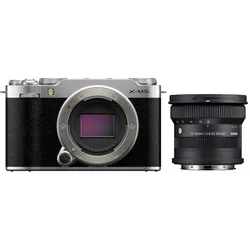 Fujifilm X-M5 Gehäuse Silber + Sigma 10-18mm f2,8 Fuji X