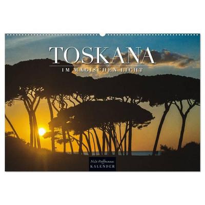 TOSKANA im magischen Licht (Wandkalender 2027 DIN A2 quer), CALVENDO Monatskalender