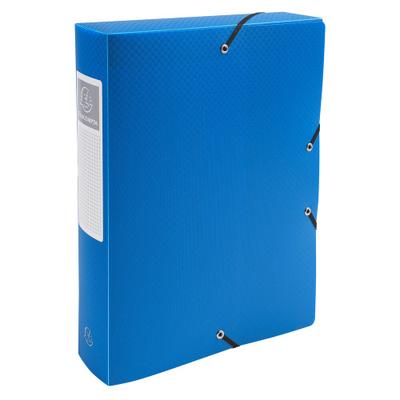 Exacompta Archivbox aus PP 700µ blickdicht, Rücken 60mm, 25x33cm für DIN A4