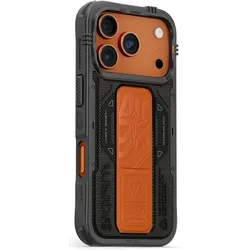 Skinarma Phantom Case for iPhone 17 Pro Magnetic Charging + Grip Stand Olive (Apple iPhone 17 Pro), Smartphone Hülle, Grün