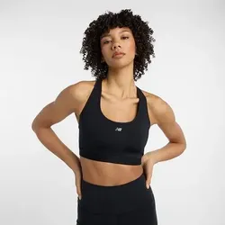 NEW BALANCE Damen BH NB Essential Run Bra, Größe M in Schwarz 51032