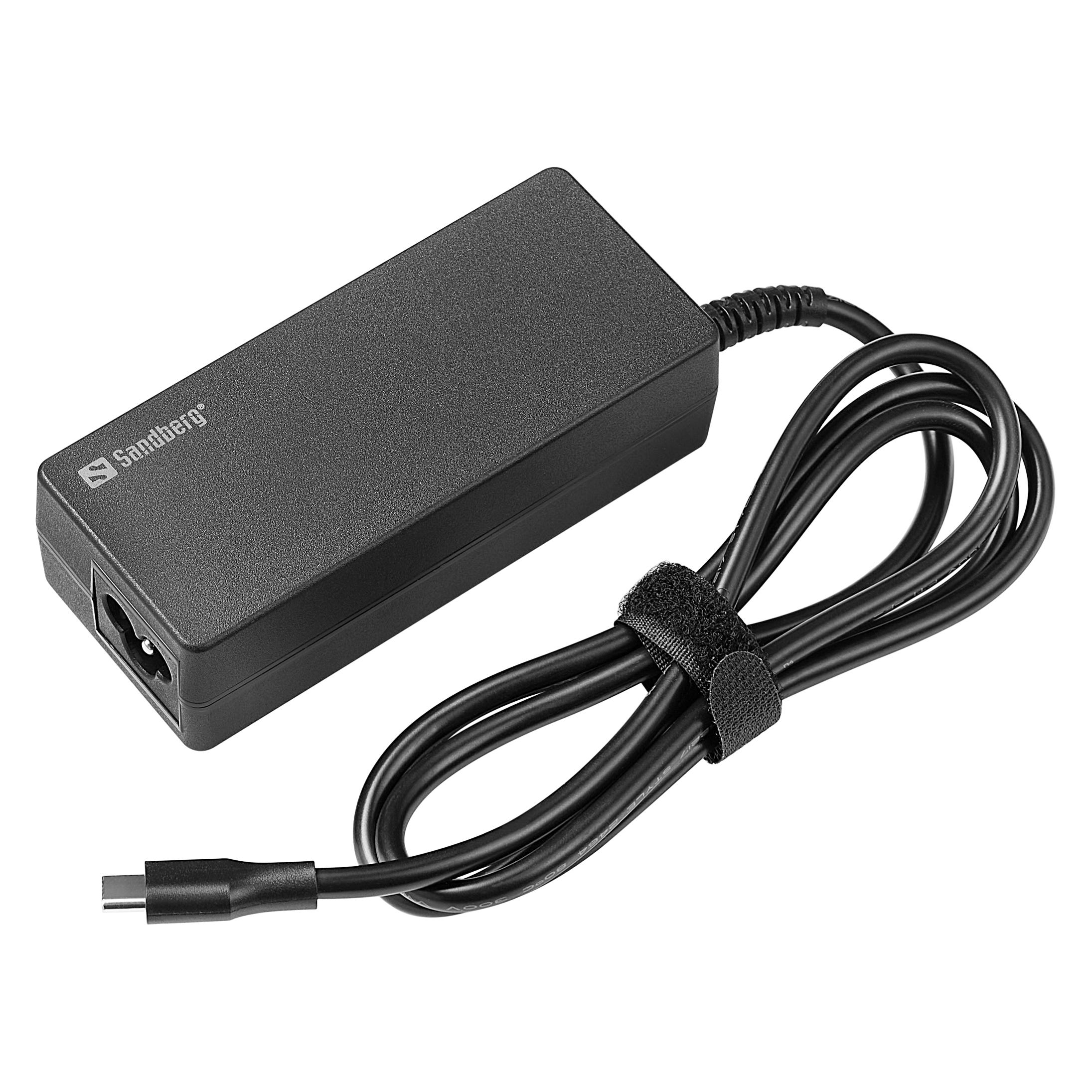 Sandberg USB-C AC Charger PD65W EU+UK (65 W, 1 Port) (135-83)