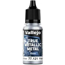 Vallejo True Metallix Metal BASE Sterling Silver 18ml (121)