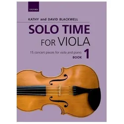 Blackwell, K: Solo Time for Viola Book 1, Sachbücher von Kathy Blackwell, David Blackwell