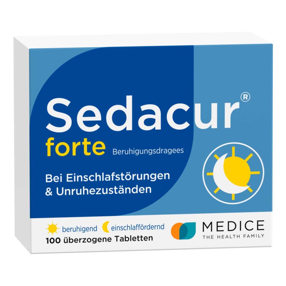 MEDICE Arzneimittel Pütter GmbH&Co.KG Sedacur forte bei Einschlafstörungen & Unruhezuständen 06876733