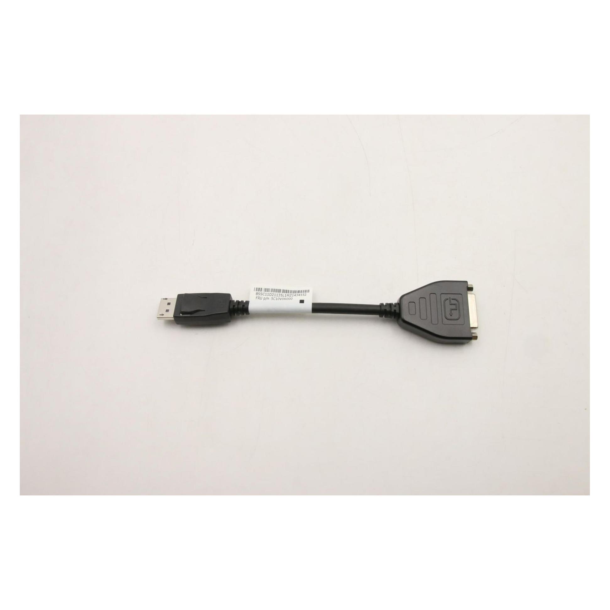 Lenovo CABLE DP to DVI Dongle (DisplayPort, DVI) (5C10V06000)