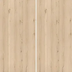 Winwall Duschrückwand Aluverbund Eiche hell, 2-er Set, 2500x1000 mm