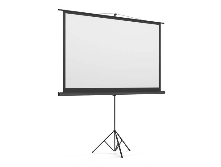 Leinwand Beamer mit Stativ 226 x 130 cm