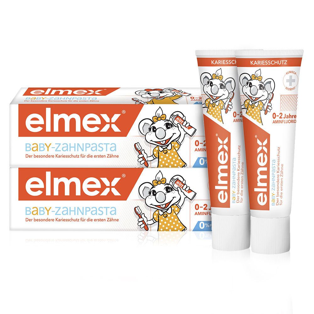 2x Elmex Baby Zahnpasta 2x50 ml