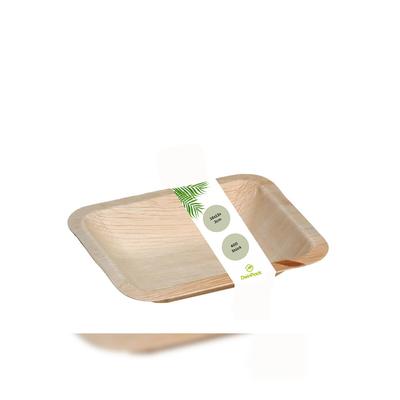 DeinPack 400 Palmblatt Teller eckig 16x13x3cm