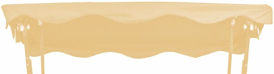 GO-DE Hollywoodschaukel Dachauflage beige