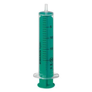 Injekt Solo Spritze 20 ml Luer exzentrisch PVC-fr. 100x20 Spritzen